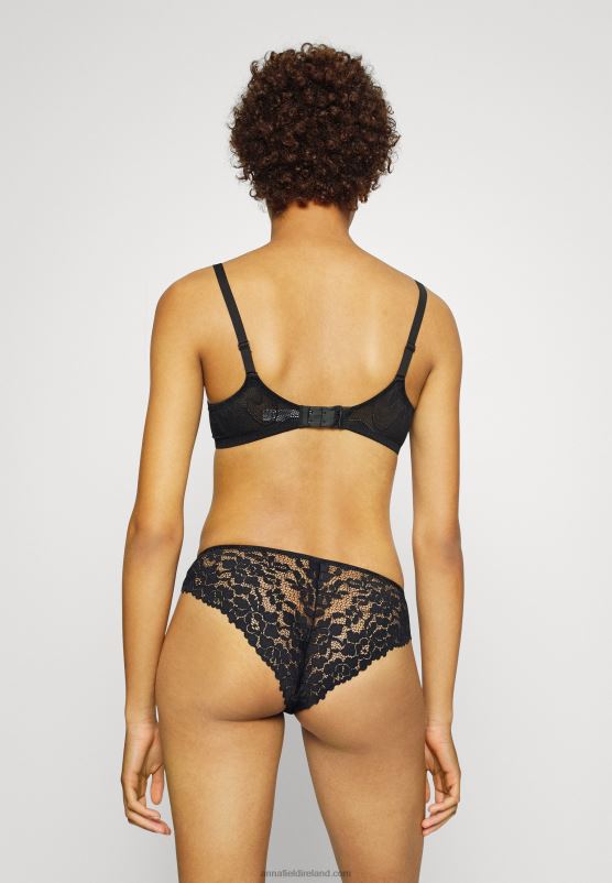 Z62T960 Women Anna Field 3Pp Greer Briefs Black