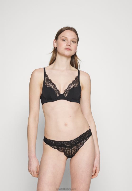 Z62T961 Women Anna Field 5 Pack Thong Schwarz/Wei/Nude