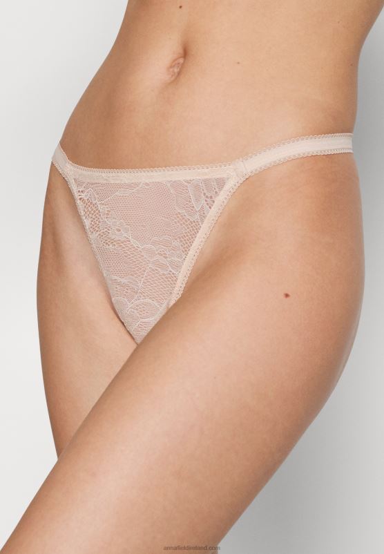 Z62T963 Women Anna Field 5 Pack Thong Black/Nude/Pink