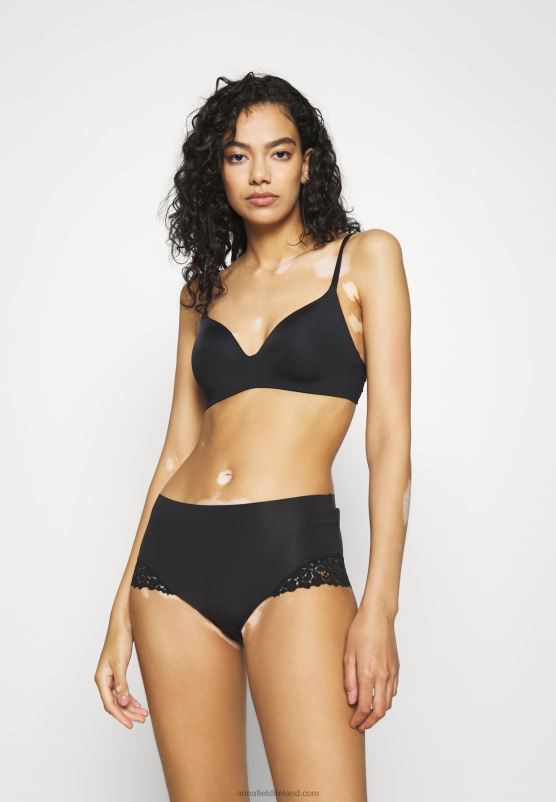 Z62T968 Women Anna Field Juniper 5Pp Highwaist Briefs Black