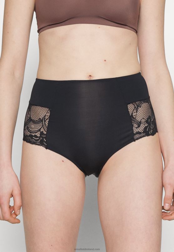 Z62T987 Women Anna Field 2 Pack Briefs Black/Nude