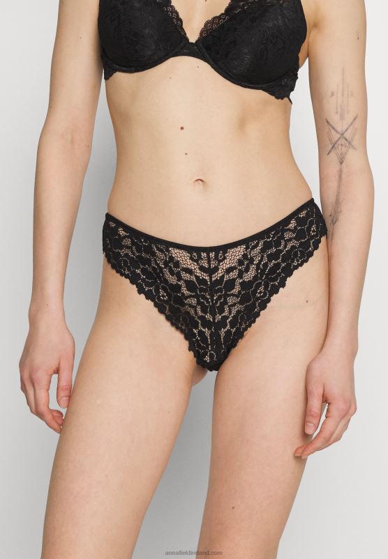 Z62T996 Women Anna Field 3 Pack Briefs Orange/ Black