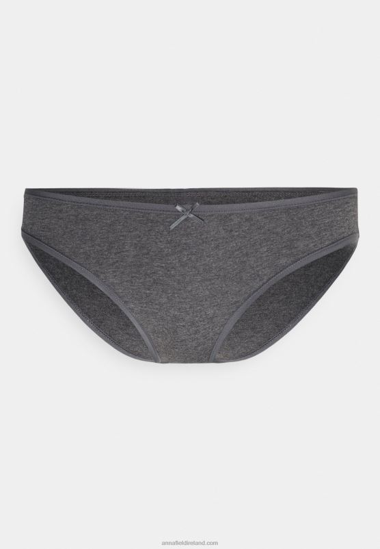 Z62T999 Women Anna Field Shannon 10 Pack Brief Briefs Grey