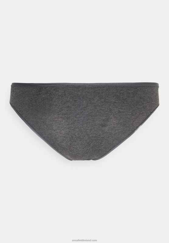 Z62T999 Women Anna Field Shannon 10 Pack Brief Briefs Grey