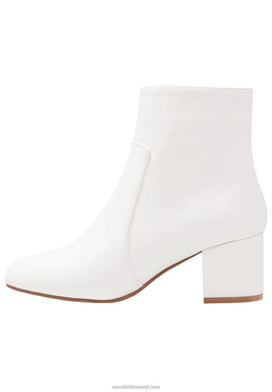 Z62T1890 Women Anna Field Ankle Boots White