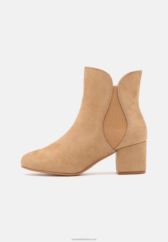 Z62T1892 Women Anna Field Classic Ankle Boots Beige