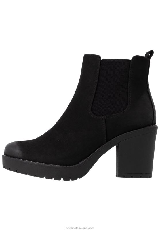 Z62T1901 Women Anna Field Winter Booties Ankle Boots Black