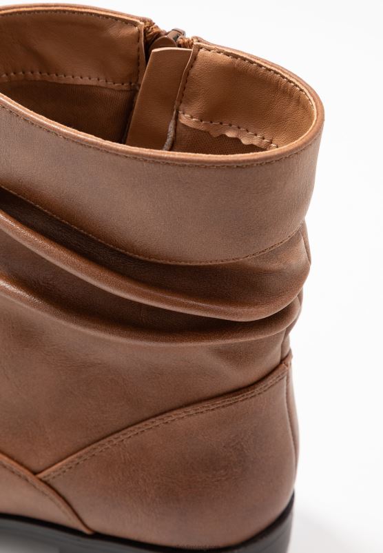 Z62T1903 Women Anna Field Classic Ankle Boots Cognac