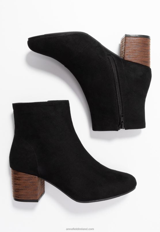 Z62T1904 Women Anna Field Ankle Boots Black