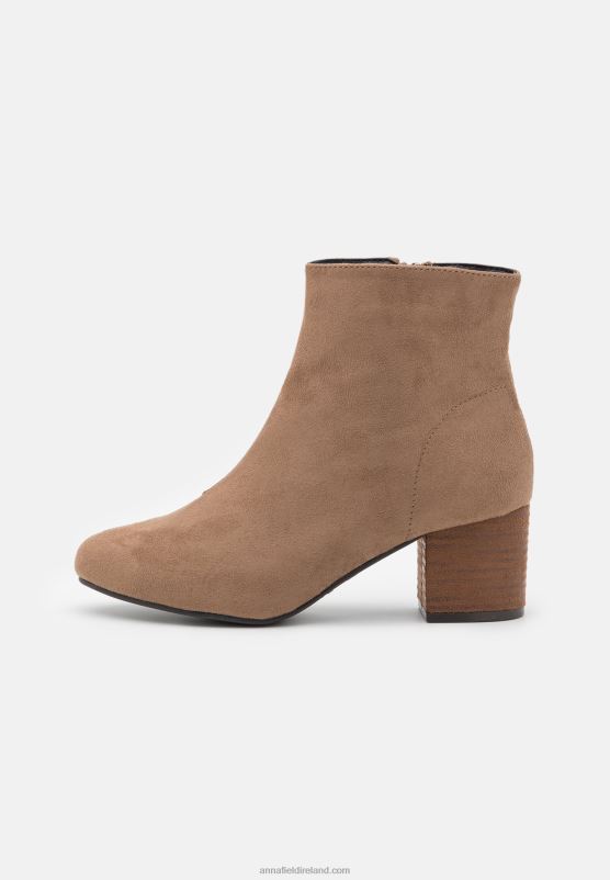 Z62T1906 Women Anna Field Ankle Boots Taupe