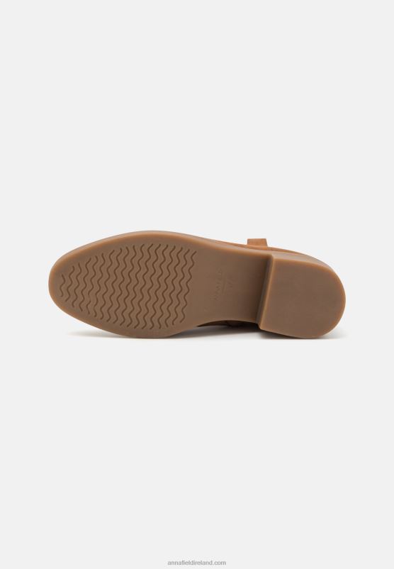 Z62T1912 Women Anna Field Classic Ankle Boots Cognac