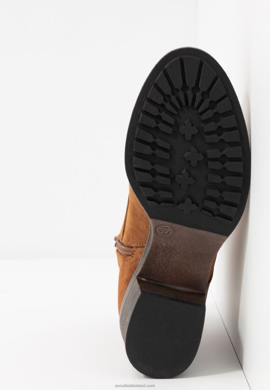 Z62T1914 Women Anna Field Ankle Boots Cognac
