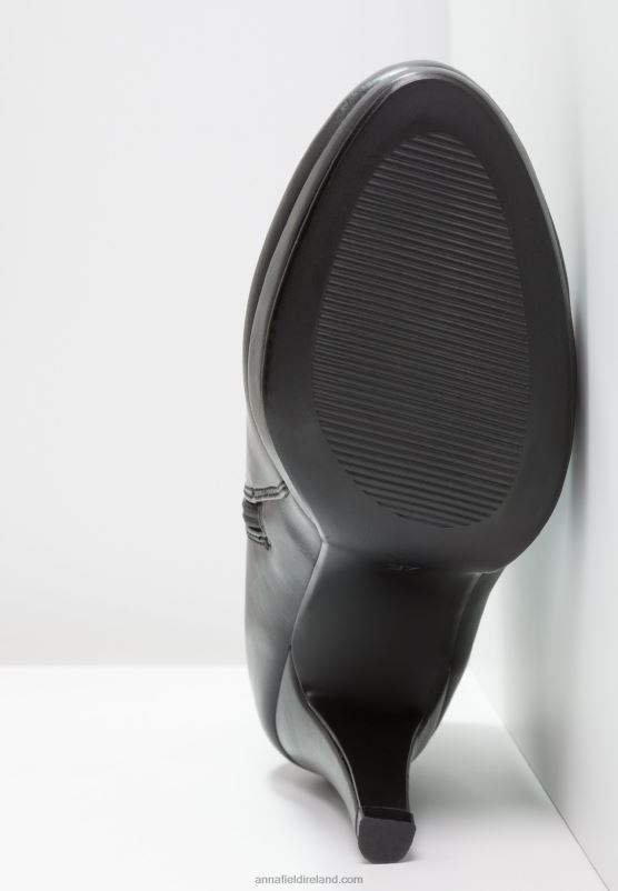 Z62T1918 Women Anna Field High Heeled Ankle Boots Black