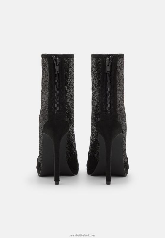 Z62T1929 Women Anna Field Classic Ankle Boots Black