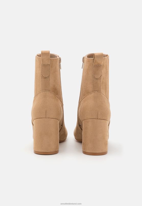 Z62T1937 Women Anna Field Classic Ankle Boots Beige