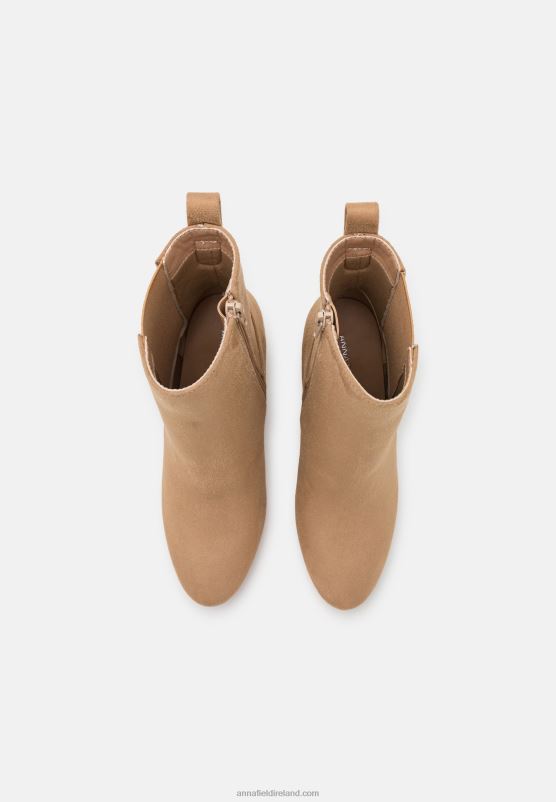 Z62T1937 Women Anna Field Classic Ankle Boots Beige