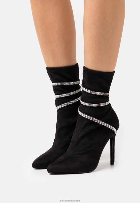 Z62T1939 Women Anna Field Classic Ankle Boots Black