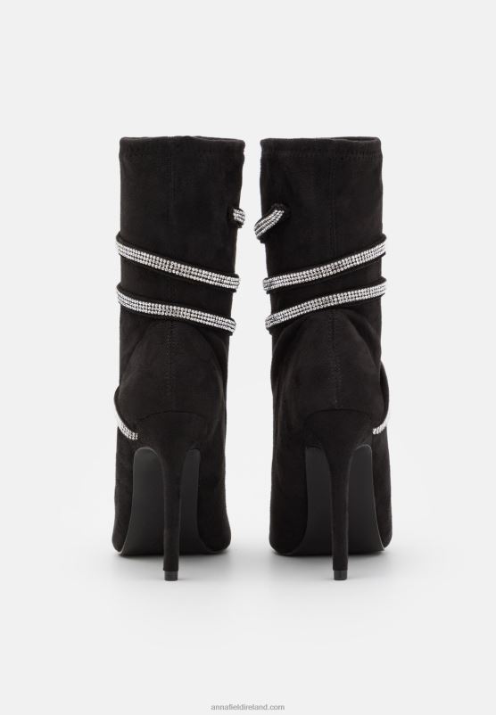 Z62T1939 Women Anna Field Classic Ankle Boots Black