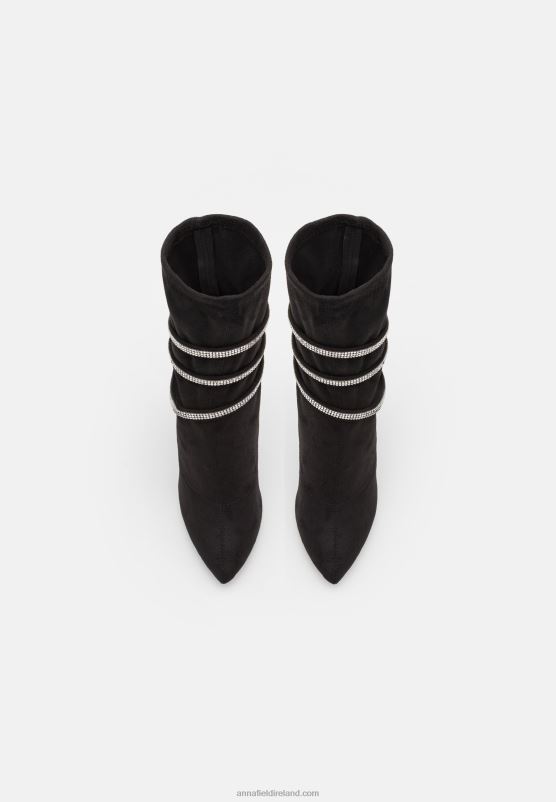 Z62T1939 Women Anna Field Classic Ankle Boots Black