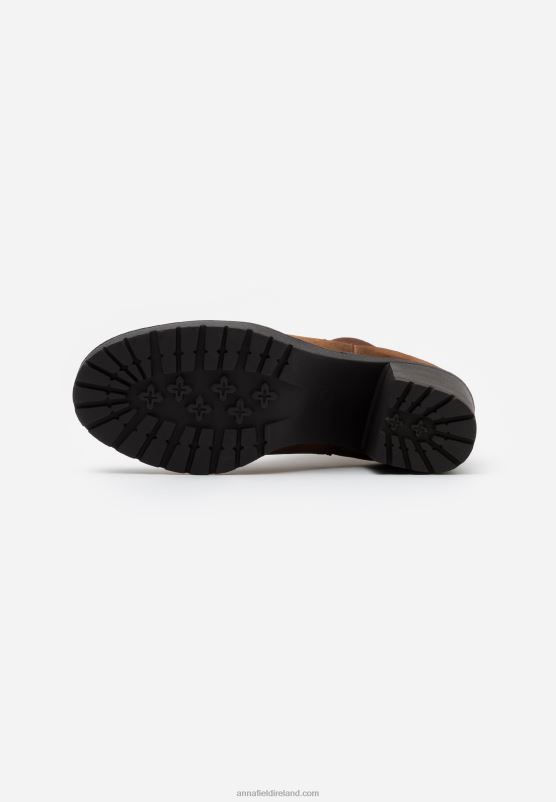 Z62T1940 Women Anna Field Ankle Boots Cognac