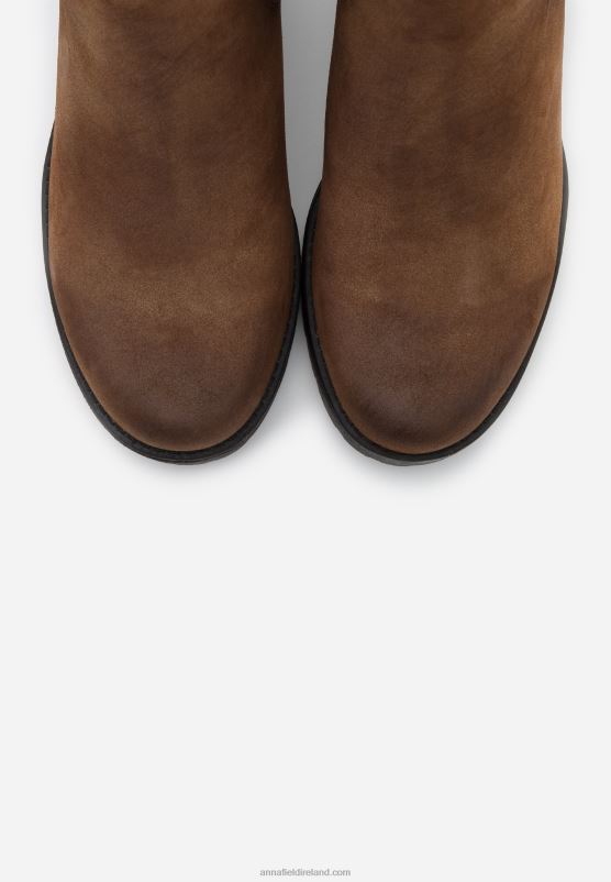 Z62T1940 Women Anna Field Ankle Boots Cognac