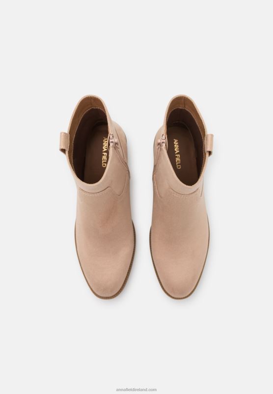 Z62T1942 Women Anna Field Classic Ankle Boots Beige