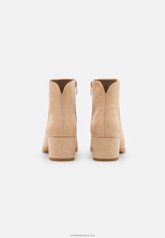 Z62T1945 Women Anna Field Ankle Boots Beige