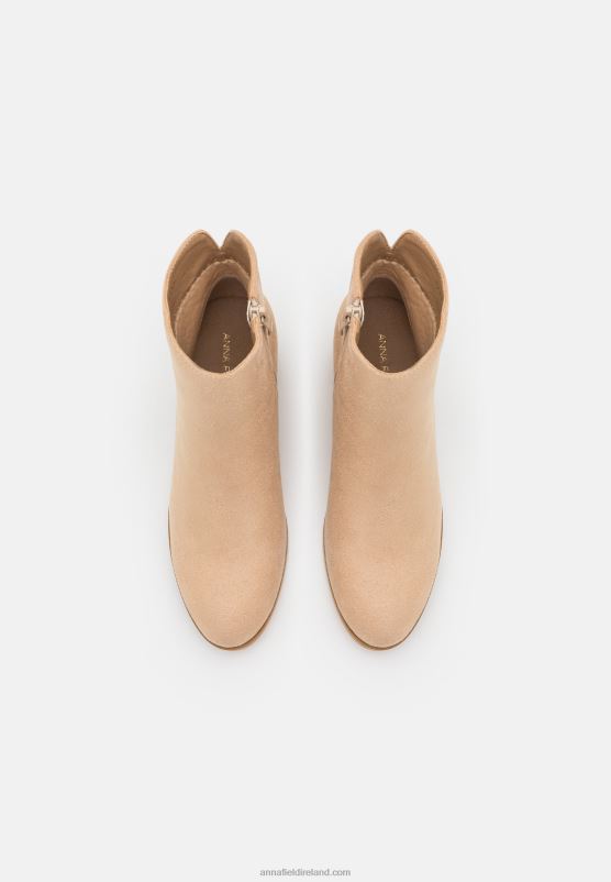 Z62T1945 Women Anna Field Ankle Boots Beige