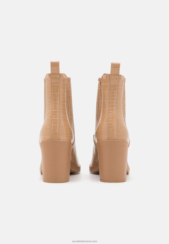 Z62T1951 Women Anna Field Classic Ankle Boots Beige