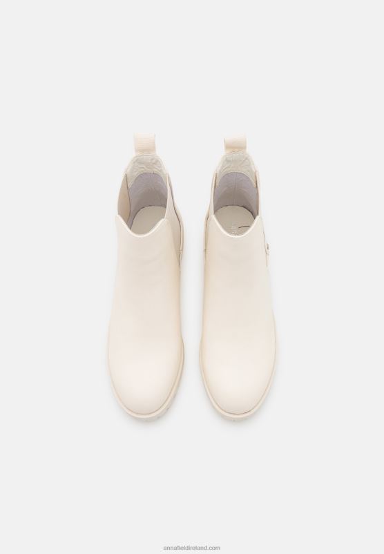 Z62T1953 Women Anna Field Ankle Boots White