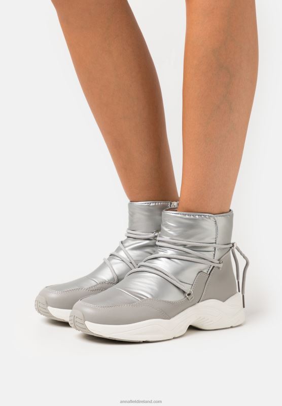 Z62T1972 Women Anna Field Ankle Boots Gunmetal