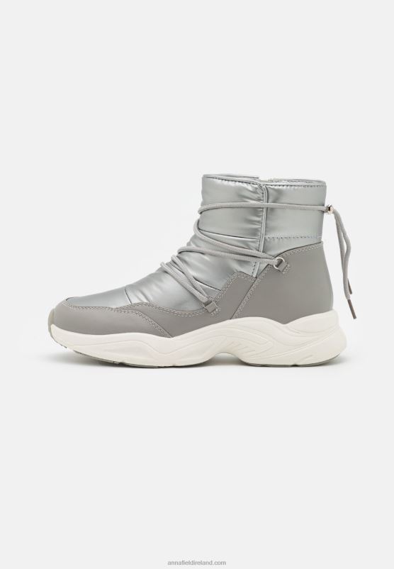 Z62T1972 Women Anna Field Ankle Boots Gunmetal