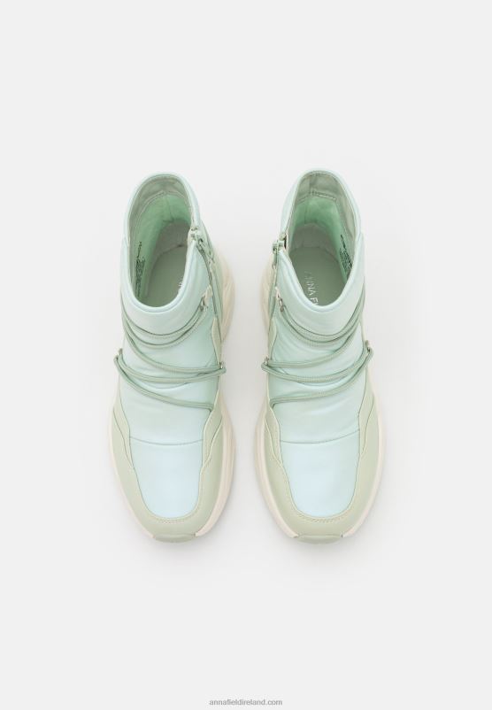 Z62T1974 Women Anna Field Ankle Boots Mint