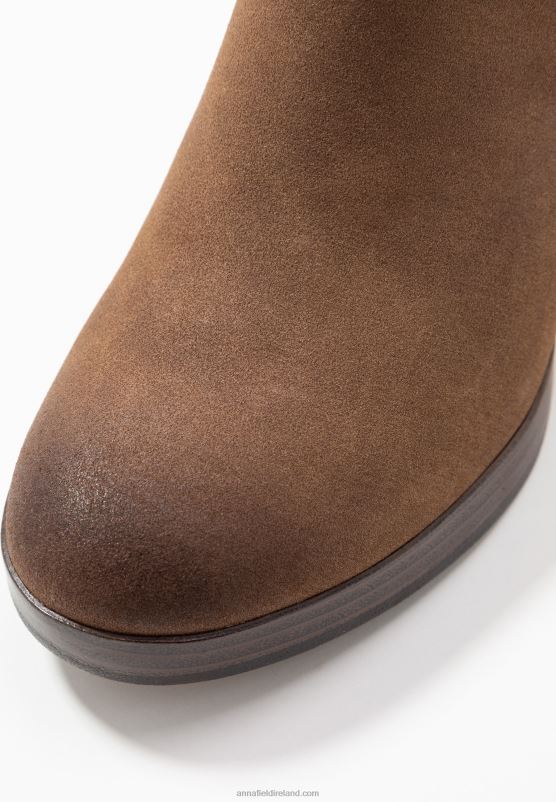 Z62T1991 Women Anna Field Ankle Boots Cognac