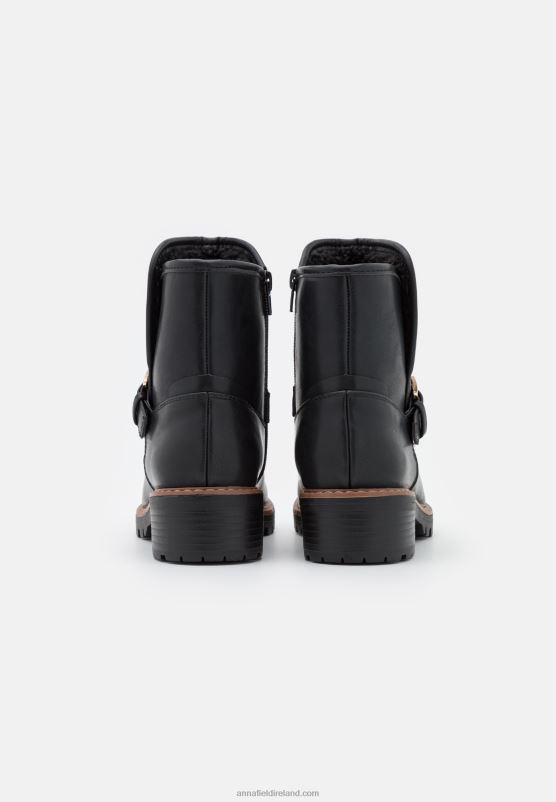 Z62T2001 Women Anna Field Comfort Winter Boot Classic Ankle Boots Black