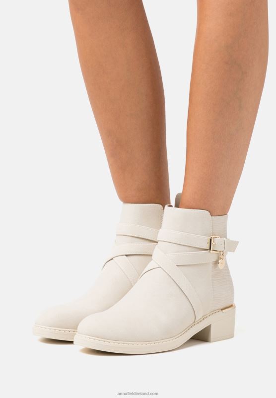 Z62T2010 Women Anna Field Ankle Boots Beige