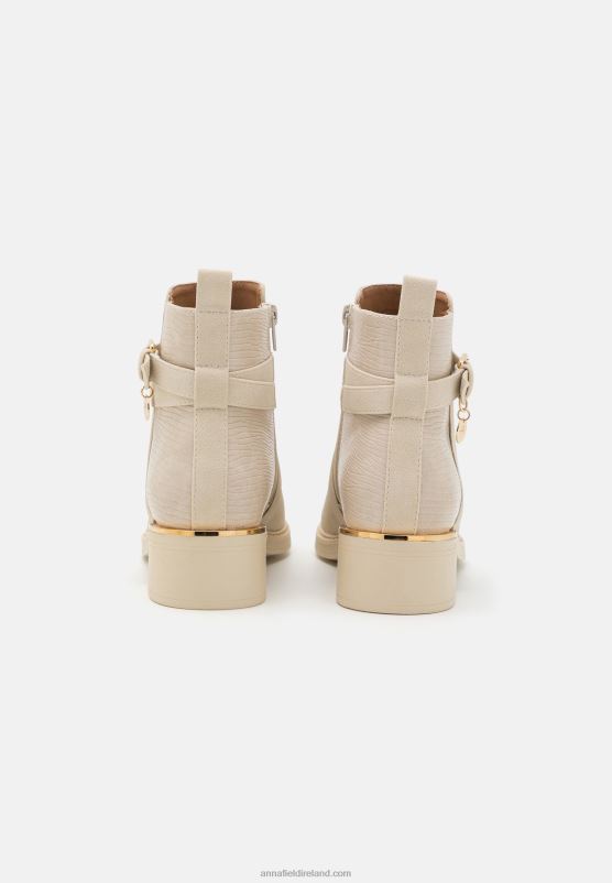 Z62T2010 Women Anna Field Ankle Boots Beige