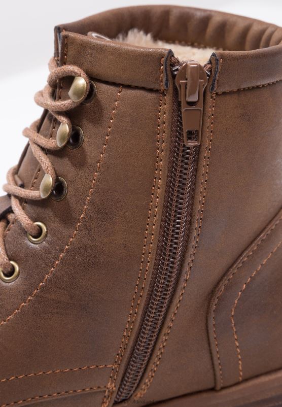 Z62T2015 Women Anna Field Winter Boot Lace-Up Ankle Boots Coffee