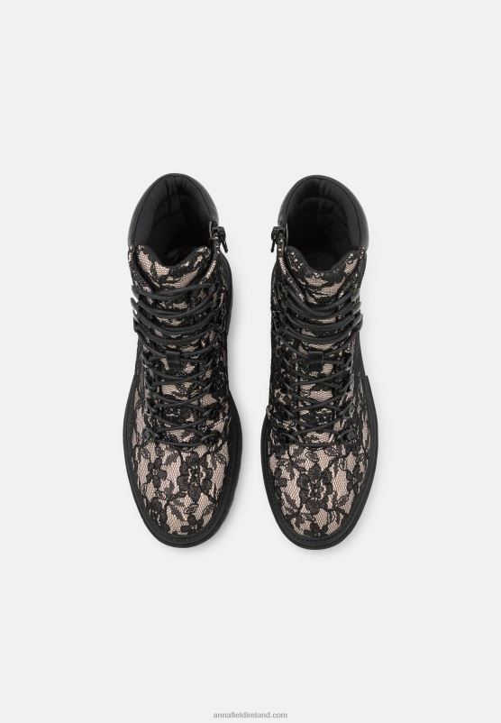 Z62T2021 Women Anna Field Platform Ankle Boots Pink