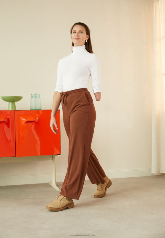 Z62T2028 Women Anna Field Lace-Up Ankle Boots Beige