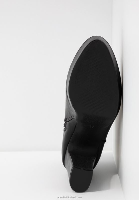 Z62T2059 Women Anna Field High Heeled Ankle Boots Black