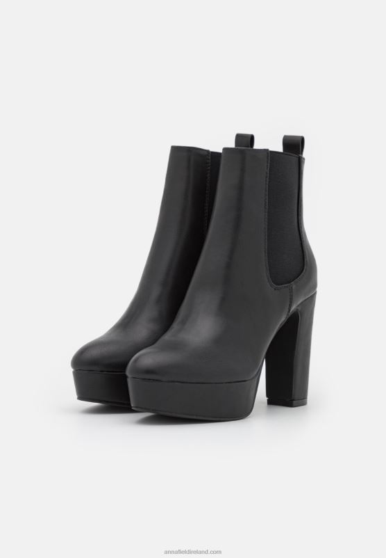 Z62T2061 Women Anna Field Platform Ankle Boots Black