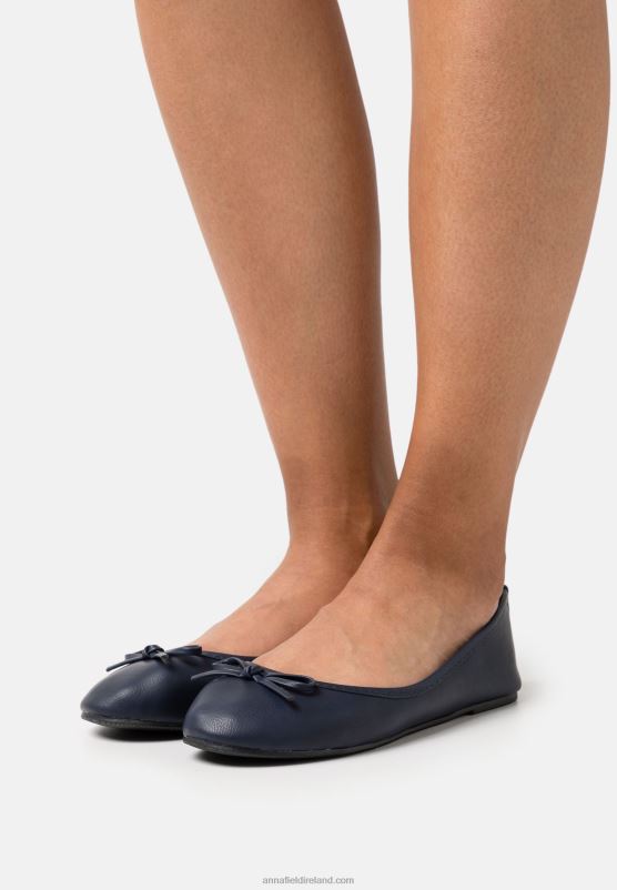 Z62T2067 Women Anna Field Ballet Pumps Dark Blue