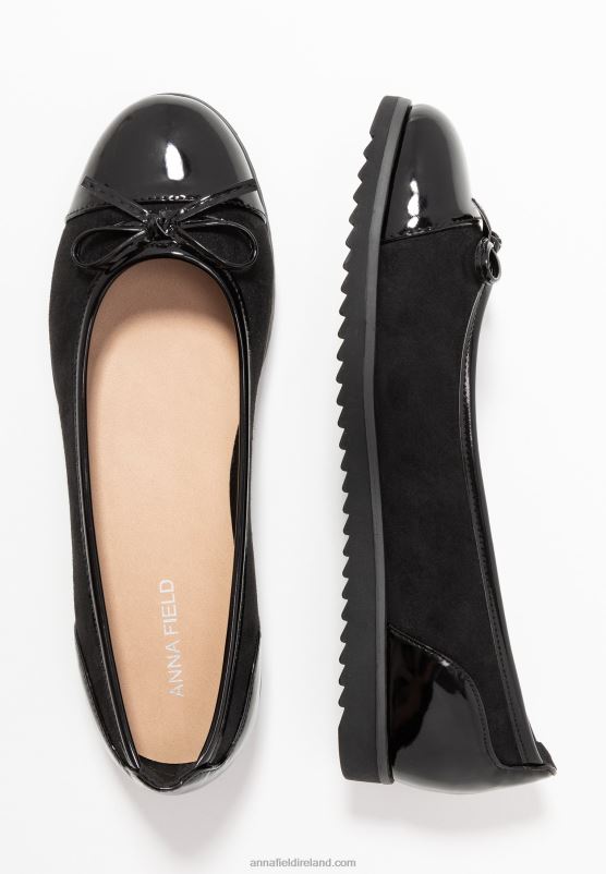 Z62T2074 Women Anna Field Ballet Pumps Black
