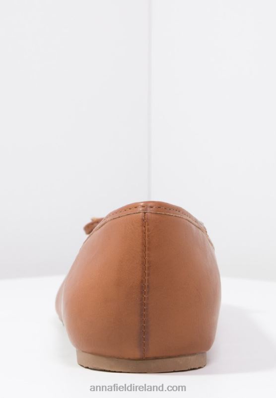 Z62T2088 Women Anna Field Ballet Pumps Cognac