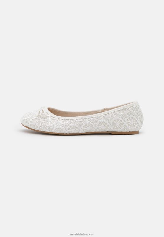 Z62T2091 Women Anna Field Ballet Pumps White