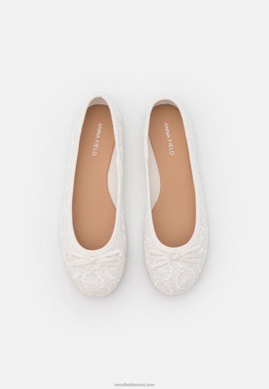 Z62T2091 Women Anna Field Ballet Pumps White