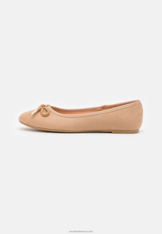 Z62T2095 Women Anna Field Ballet Pumps Taupe