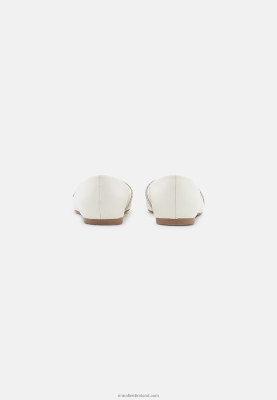 Z62T2099 Women Anna Field Ballet Pumps White