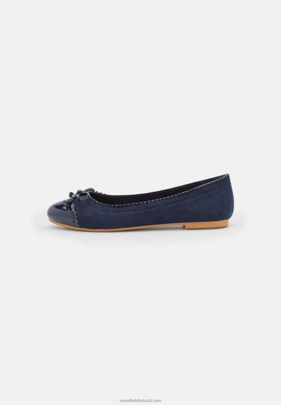 Z62T2102 Women Anna Field Ballet Pumps Dark Blue
